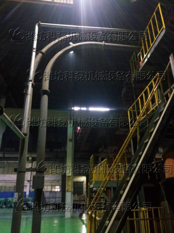 襄阳(yáng)用裕橡胶(jiāo)制造有限(xiàn)公司機械(xiè)客戶管鏈(liàn)輸送機實(shí)拍 第3張